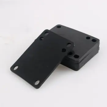 

Skateboard Riser Pads Longboard Riser Pads Soft Durable Soft Rubber Black Abrasion-Proof Longboard Shock Pads