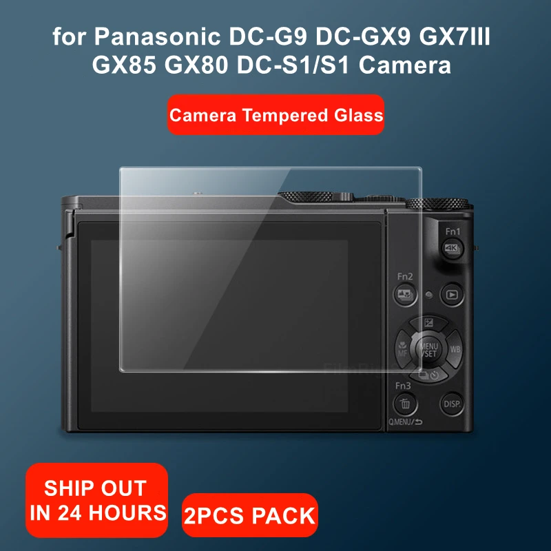 Protezione Dello Schermo Lcd Di Vetro Temperato Macchina Fotografica Originale 9H Della Macchina Fotografica 2Pcs Per La Macchina Fotografica Di Dc-Gx