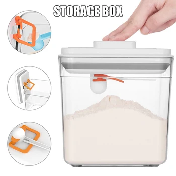 

Airtight Multifunctional Food Container Sealed Transparent Storage Box for Kitchen TN88