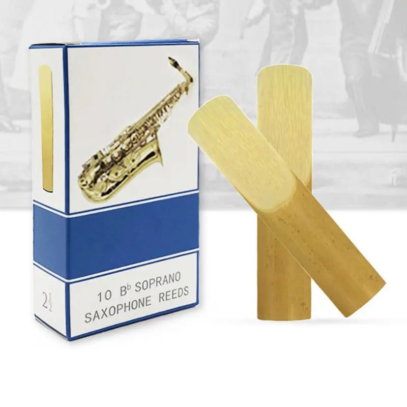 

10pcs/set Alto/Soprano/Tenor Saxophone Reeds Strength 2.5 Bb Clarinet Reed