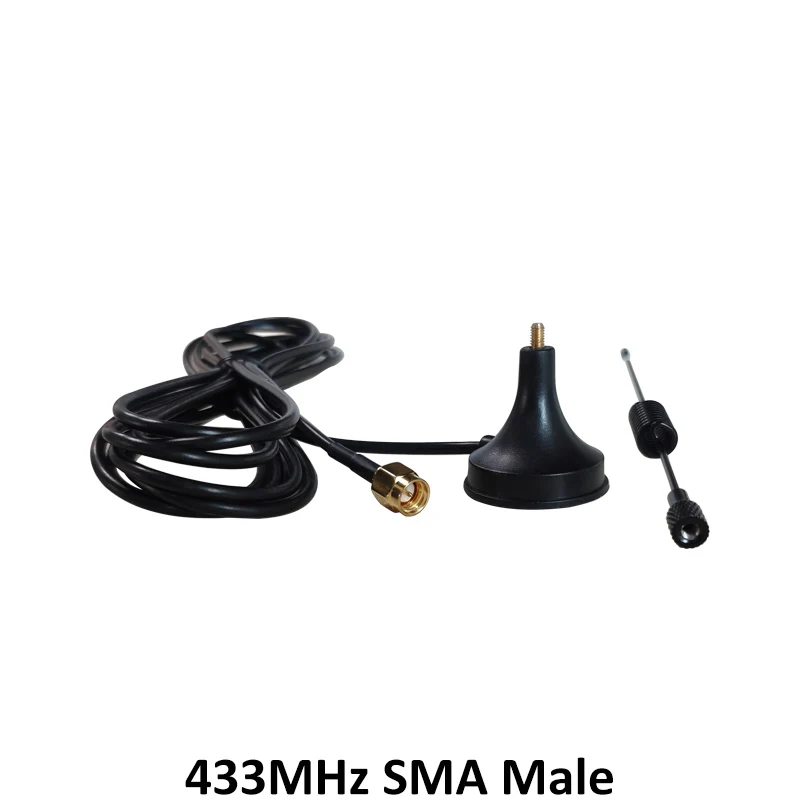 5 шт. дБи 433 МГц антенна GSM SMA разъем с магнитным основанием для усилителя