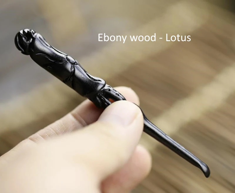 US $59.00 Hand Carving Ebony Mahogany Wooden Gift Highend Ear Wax Cleaner Tool Earpick Handmade Craft Handicraft Ancient Chinese Tradition