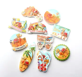

3D fridge magnet camel Resin Fridge Magnet spain egypt morocco logo Travel Souvenir Refrigerator Magnetic home decor Craft