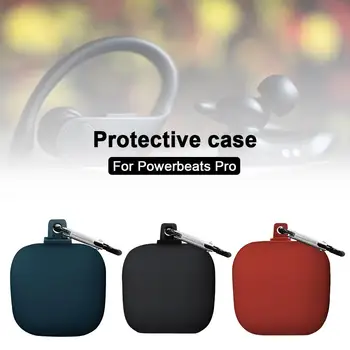 

Wireless Headset Protective Case Silicone Solid Color Drop Protection Sleeve Life Waterproof PC Hard Shell For Powerbeats Pro