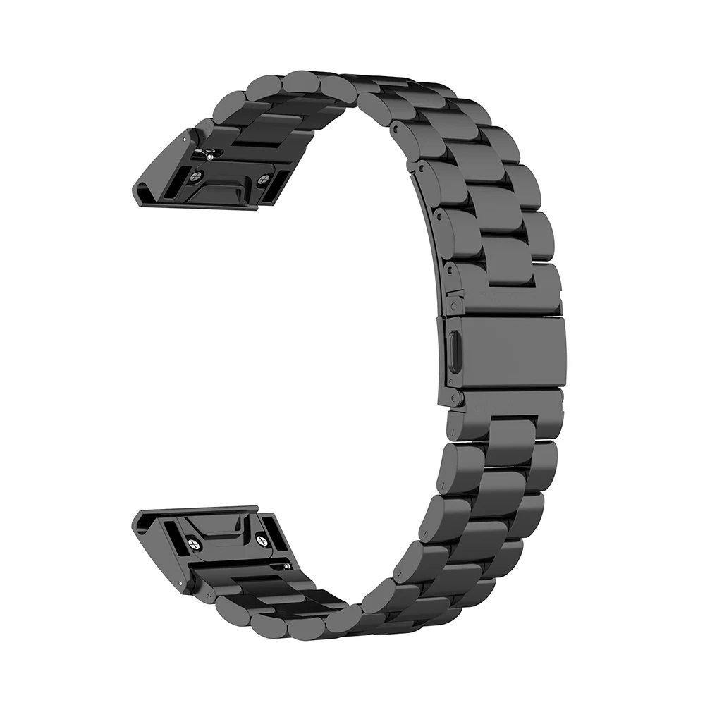 Ремешок из нержавеющей стали с тремя бусинами для часов Garmin Fenix6S 5S 5S Puls Сменные аксессуары для браслетов