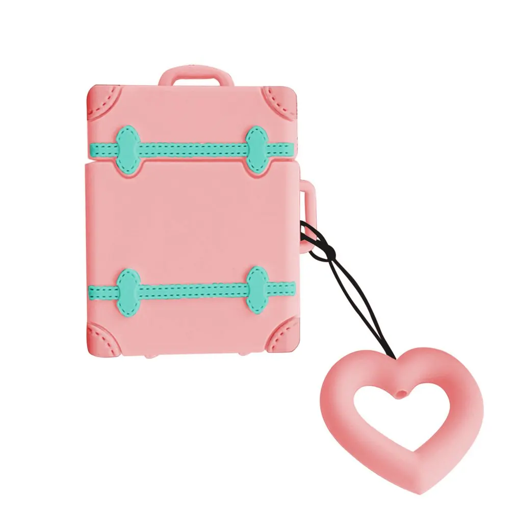 

For Apple AirPods Silicone Charging Headphones Cases Wireless Bluetooth Earphone Case For Airpods 2 Protective Cover Cute trunk
