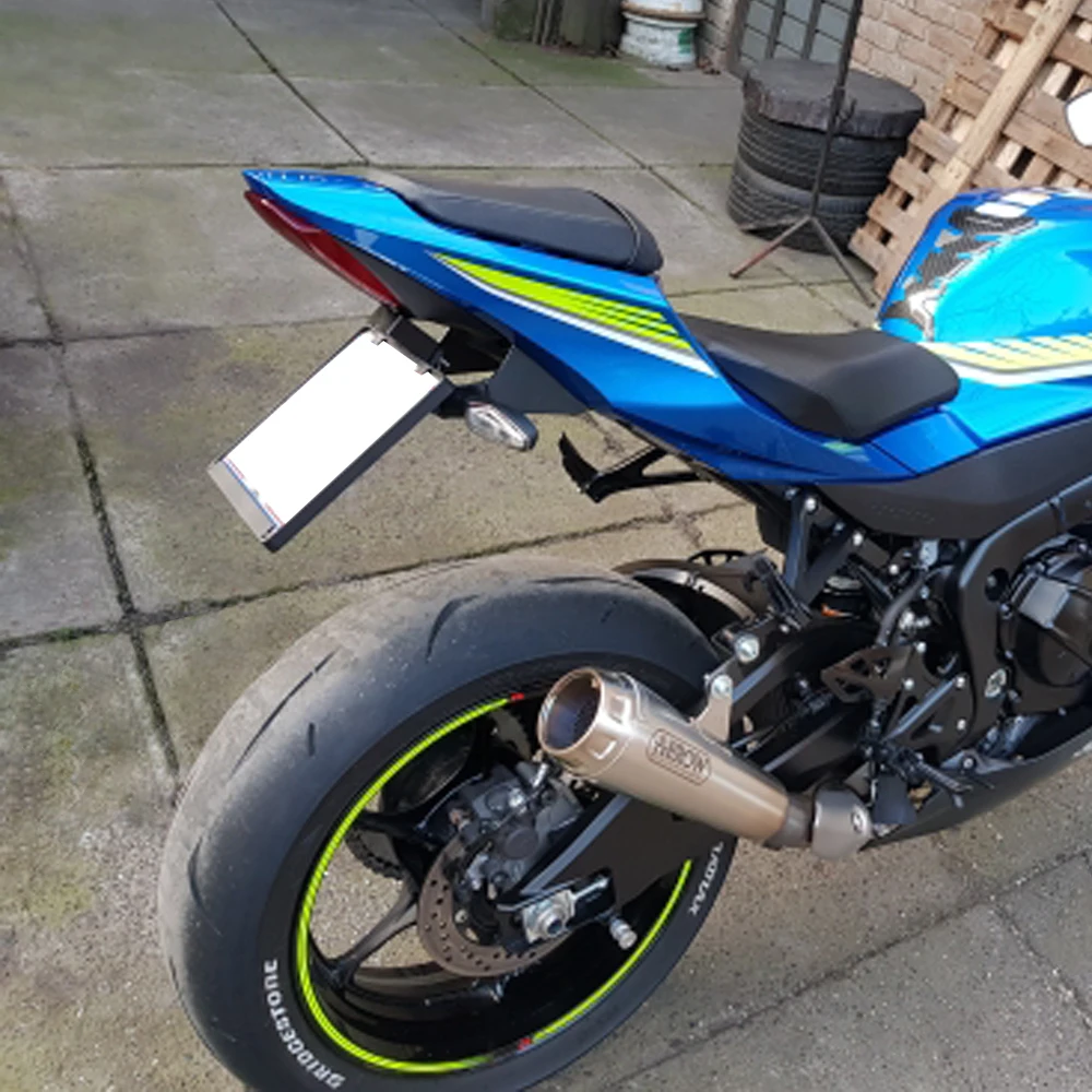 Для Suzuki GSXR 1000 держатель номерного знака Кронштейн задние аккуратные предохранительный нейтрализатор комплект GSXR1000