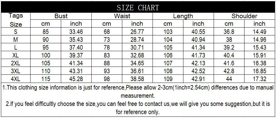 526 SIZE CHART