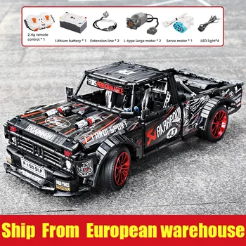 

DHL F-150 Fordes Mustang Hoonicorn Racing Car Technic MOC 22970 FIT 34316 Building Block Bricks Kids Toy for Christmas Gifts