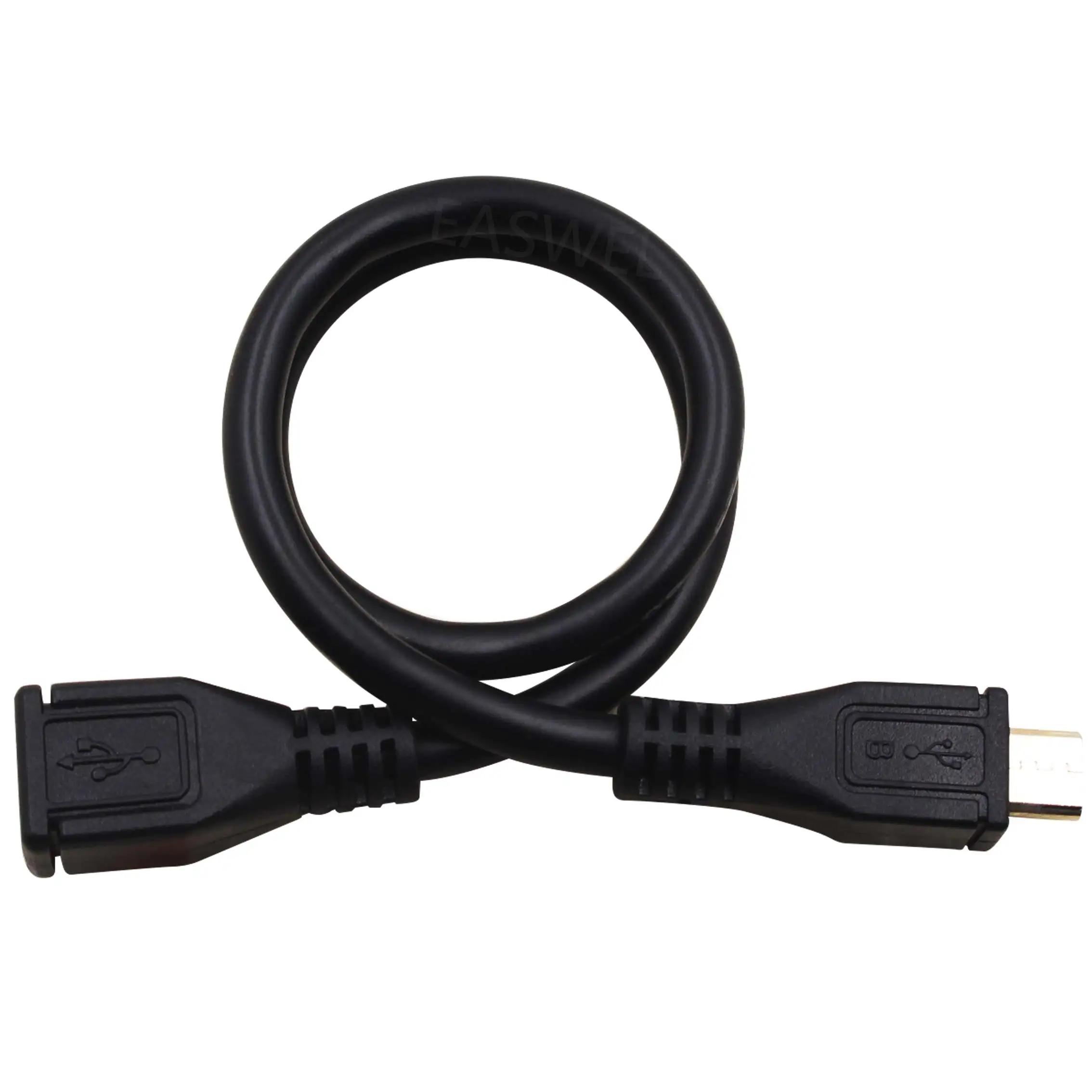 50 шт. Micro USB Male-5Pin Женский удлинитель для синхронизации данных зарядный Переходный кабель