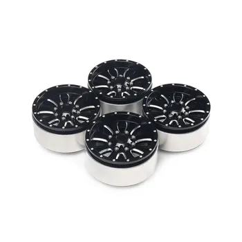 

4pcs RC Toys Car Replacement Modified 1/10 2.2 Inch Parts Aluminum Alloy Professional Crawler Wheel Rim For TRX4 KM2 SCX10 90046