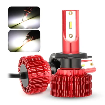 

New Led Car Headlight Bulbs For H1 H7 H4 H11 9005 9006 D11 Car Super Bright CSP Headlight White Light 40W 6000ML White Light Hot
