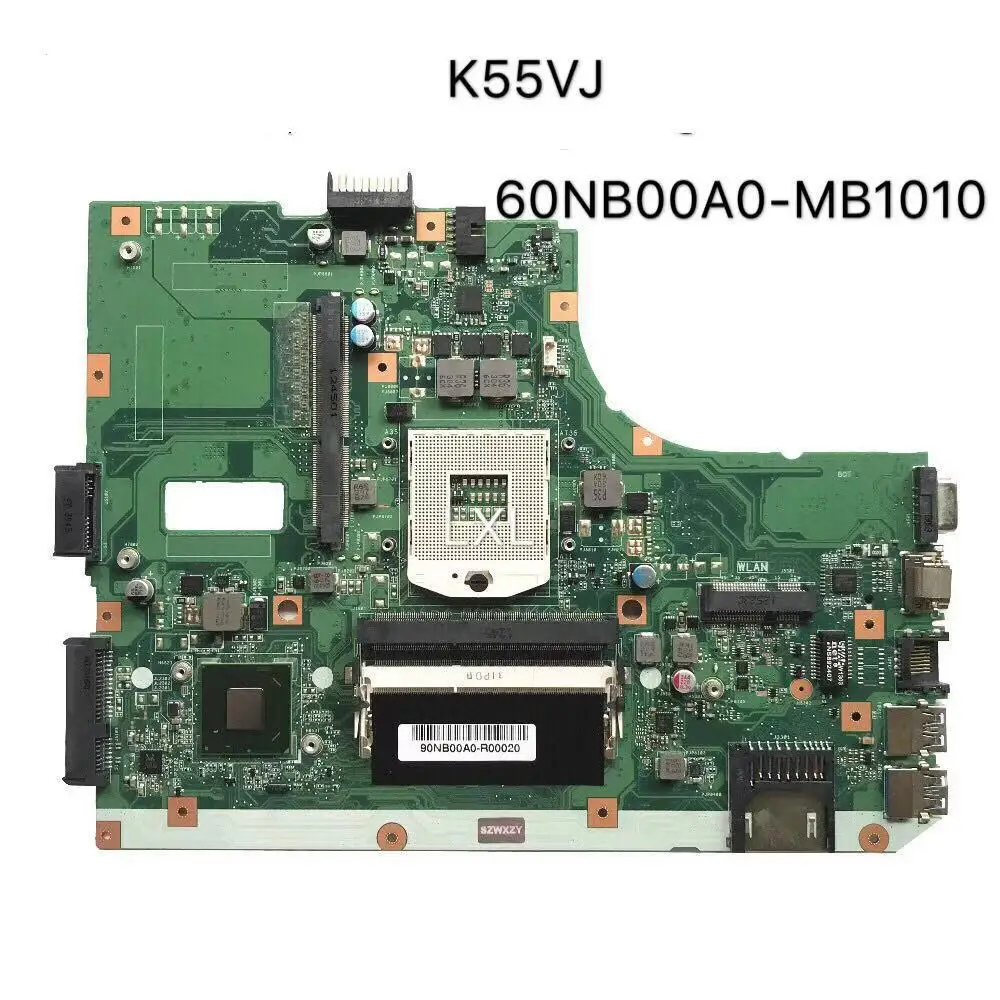 Материнская плата для ноутбука HM76 K55VJ DDR3 60NB00A0-MB1010 K55VM REV: 2,3 Материнская плата тест нормально