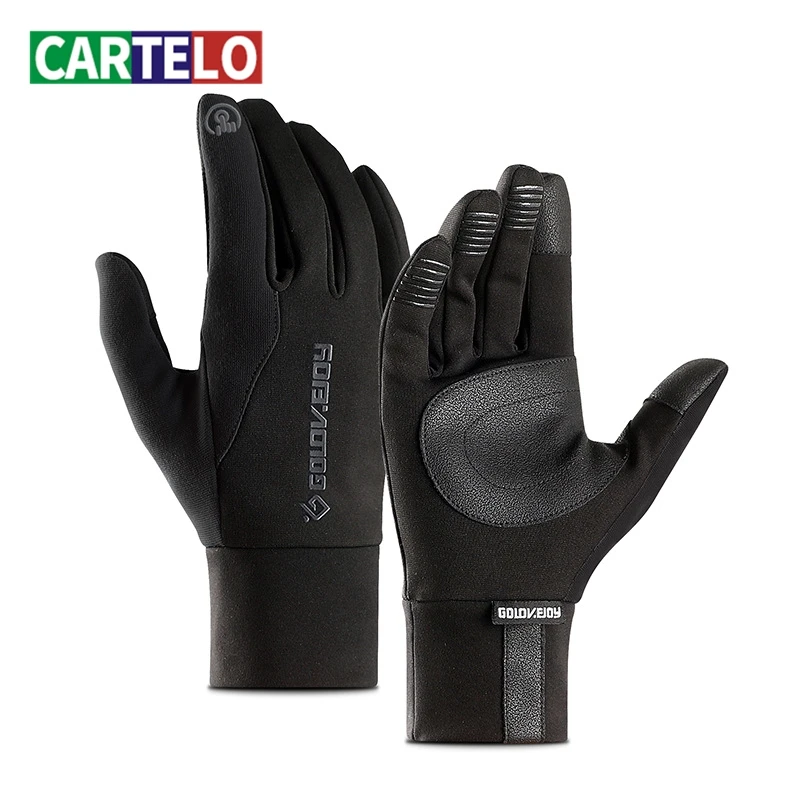 

CARTELO sports gloves to keep warm in winter outdoor riding tactical gloves men and women winter full finger Bicycle Mittens