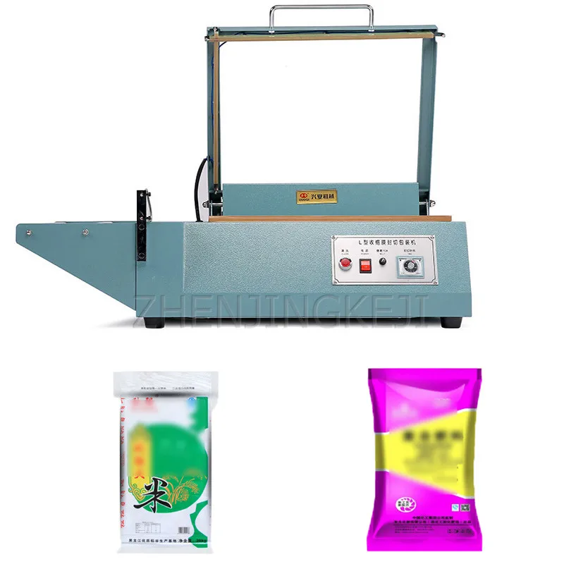 

Shrink Film Sealing And Cutting Machine 220V Supporting Equipment Manual L Type Food Drink Stationery Hardware Packaging Tools