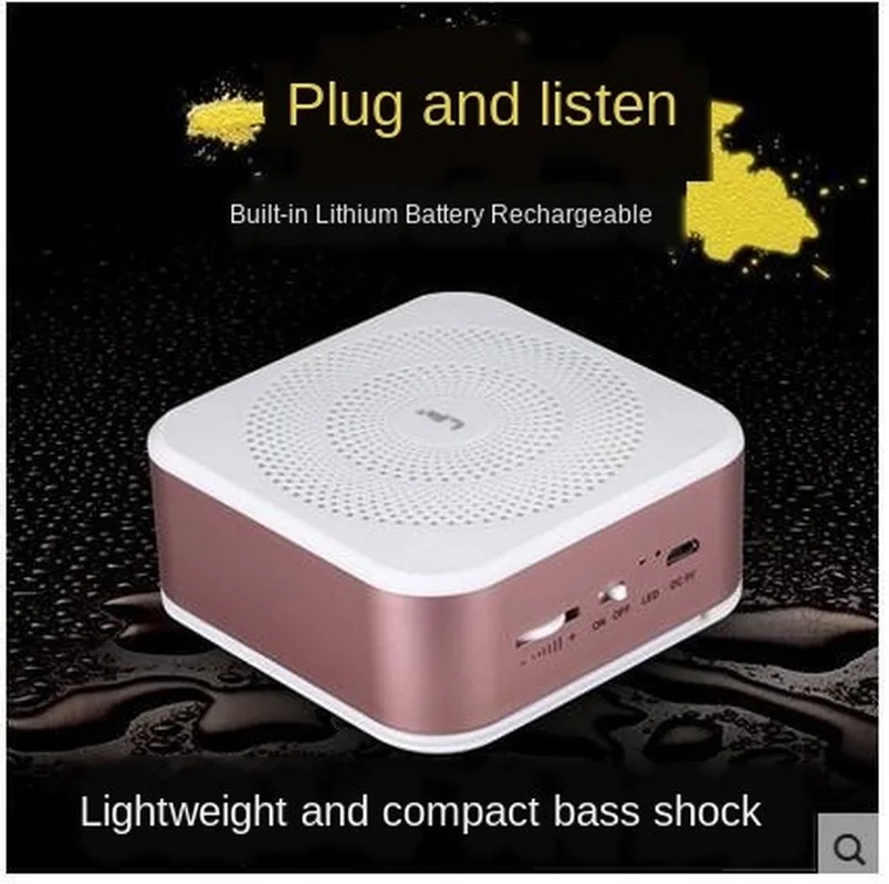 

Loudspeaker F3 Wireless Mini Bluetooth Speaker Sound Equipment Mini Heavy Subwoofer Direct Plug Support Loudspeaker Speaker
