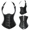 Waist Training Corset Vest Women Lace Up Boned Steampunk Bustiers Top Sexy Corselet Burlesque Clothing Gothic Party Costume ► Photo 2/6
