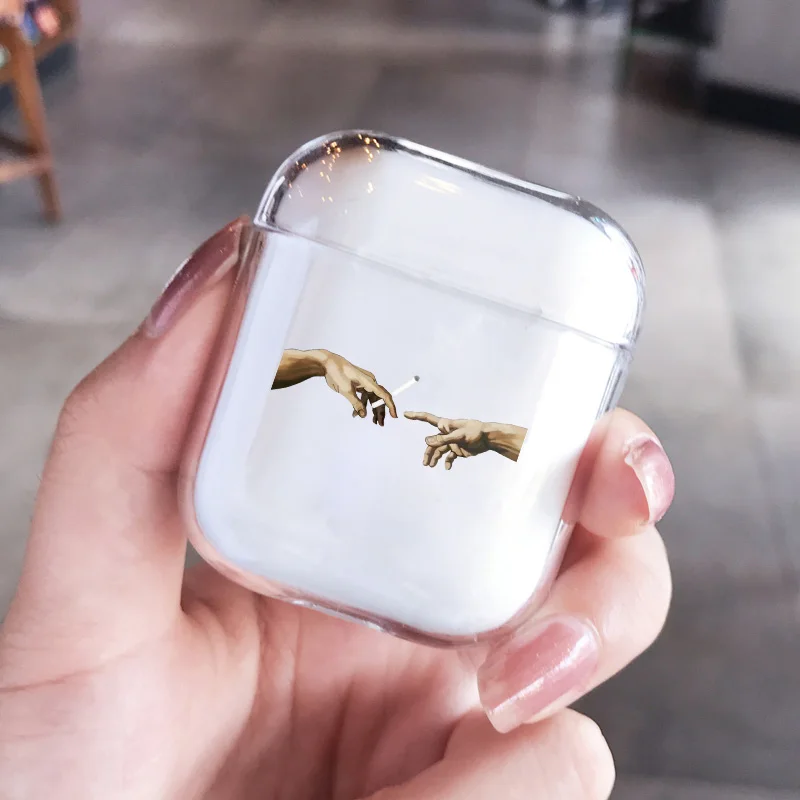 Модный чехол с забавным рисунком для Apple Airpods Pro, Роскошный прозрачный защитный чехол для наушников с Bluetooth для air pods 3, Жесткий Чехол