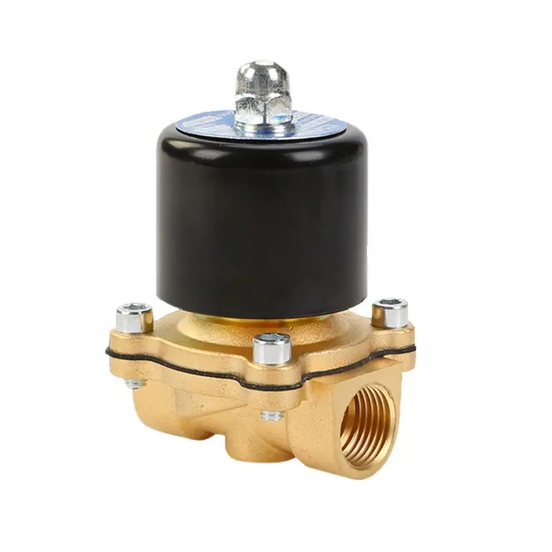 Electric Solenoid Valve 2W 160-15 DN15 1/4" Normally Closed 2 Port 12V 220V Low Heat for Water Oil Helium gas