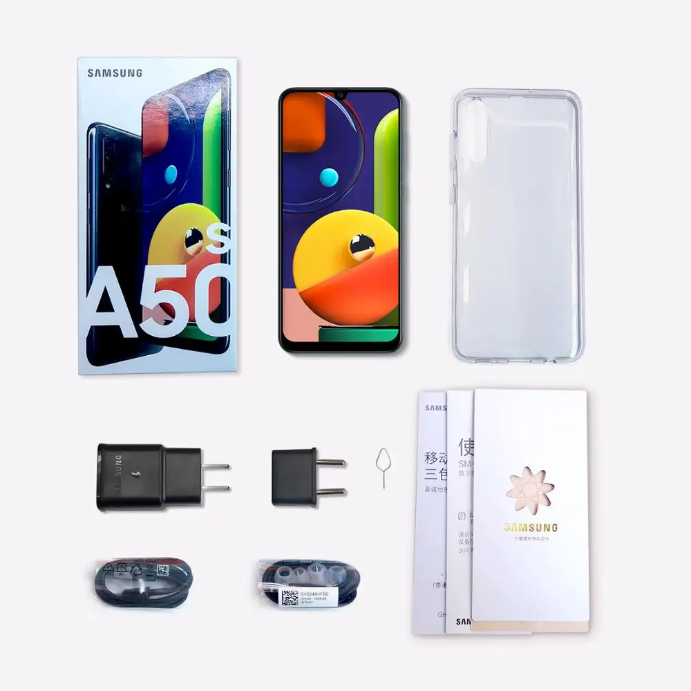 Смартфон samsung Galaxy A50S 6 ГБ ОЗУ 6," FHD+ Super AMOLED 48MP задняя Тройная камера Android NFC мобильный телефон