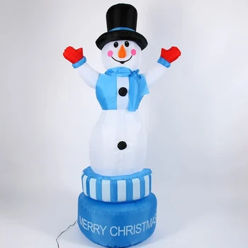 

Inflatable figure "Snowman" (revolves around itself)