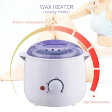 Professional Wax Heater Machine 1000CC Wax Pot Women & Men Hair Removal Wax Warmer Tool SPA Depilatory Paraffin Melts Machine