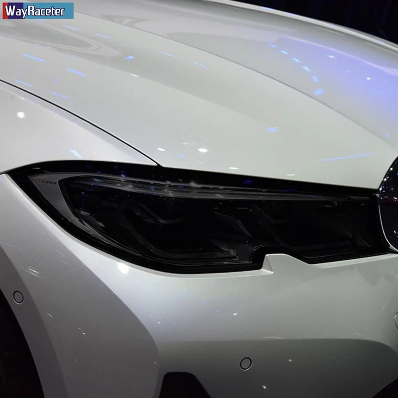 Защитная пленка для автомобильных фар Прозрачная черная наклейка из ТПУ BMW F30 F10 G30 G20 G32 F07 G11 F15 F16 G01 G02 G05 G06 F48