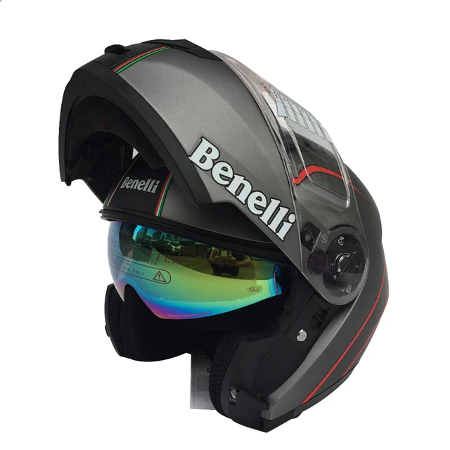 Benelli Flip Up Motorcycle Helmet Man Motorbike Modular Racing Capacete  Riding Full Face Helmet Casco Dot Casque Moto - Helmets - AliExpress