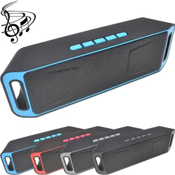 

Portable Bluetooth Outdoor Speaker Wireless Loudspeaker Box Waterproof Bass USB/TF/AUX FM MP3 Radio Player High Quality AT