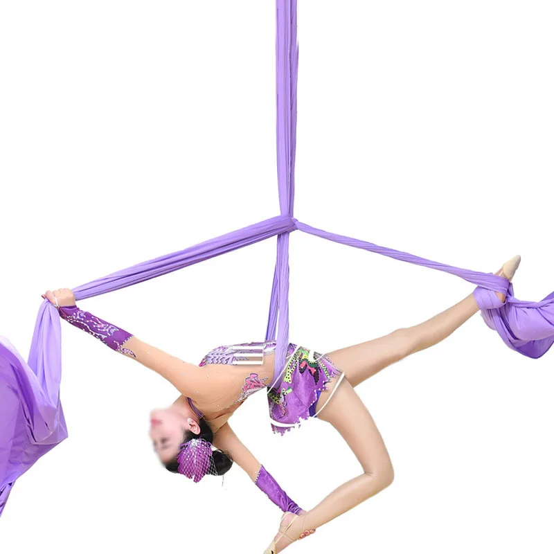 

PRIOR FITNESS 8.2 Meters Yoga Aerial Silks Fabric for Acrobatic Fly Yoga swing Trapeze Silk Dance Hammock