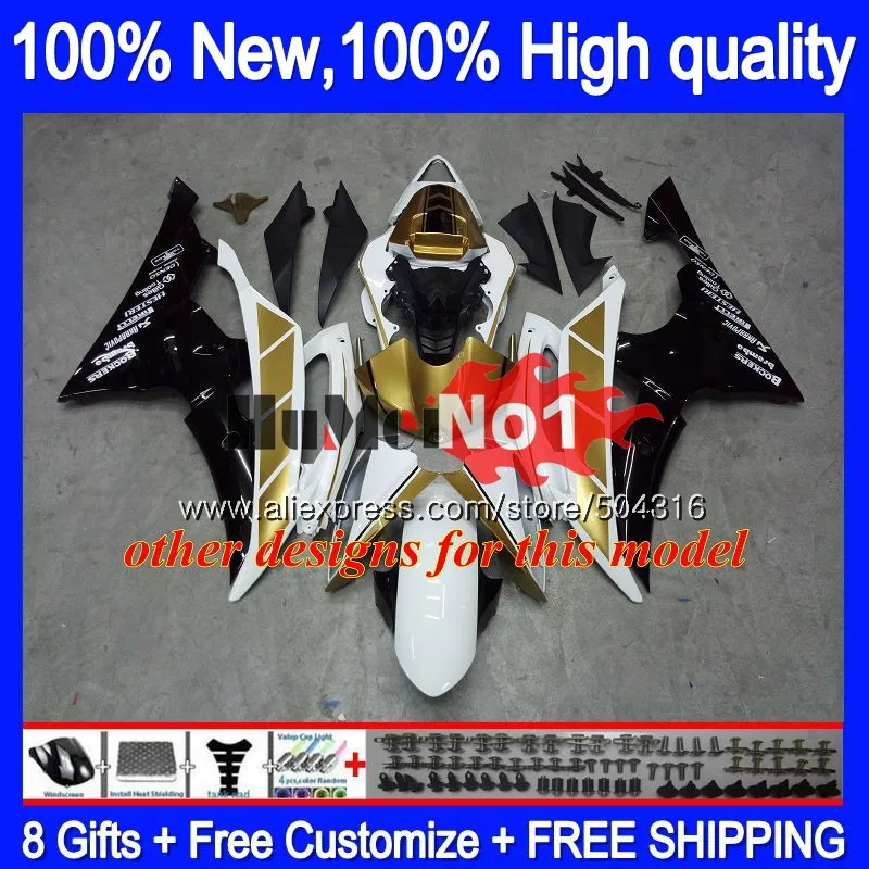 YZF-R6 для YAMAHA YZF R6 YZF-600 YZF 600 R 6 43MC. 55 YZF600 YZFR6 2008 2013 08 13, 14, 15, 16 лет Обтекатели Топ желтого цвета