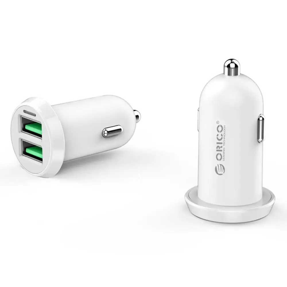 Автомобильное зарядное устройство ORICO 17 Вт 3.4A прикуриватель двойной USB адаптер