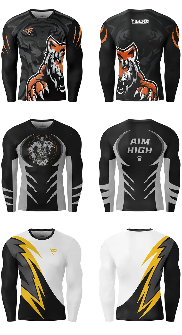Personalisiertes Design, 3D-Druck, langärmeliges T-Shirt, ideal für Fitnessstudio, Laufen, Fitness, Sportaktivitäten – Detail 10