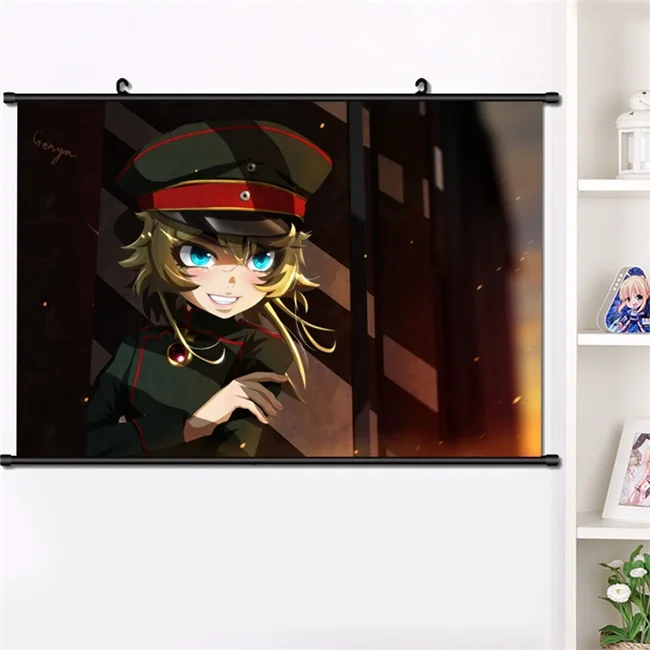 Аниме Youjo Senki Saga of Tanya the Evil Tanya Degurechaff настенный постер манга настенный постер для декорации дома 40*60 см - Цвет: V