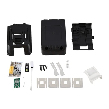 

Replacement for Makita 18V BL1850 BL1830 Battery Case Kit with PCB Circuit Board LED Indicator Power Tools Battery Case