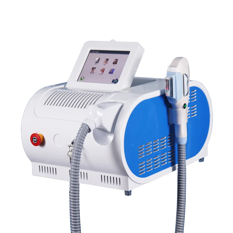 ce diode laser hair removal and whitening skin rejuvenation machine easy and painless epilator for women High-qualit Portable IPL  /OPT/Elight Hair removal and skin whitening 640nm, 530nm, 480nm three-wavelength salon machine