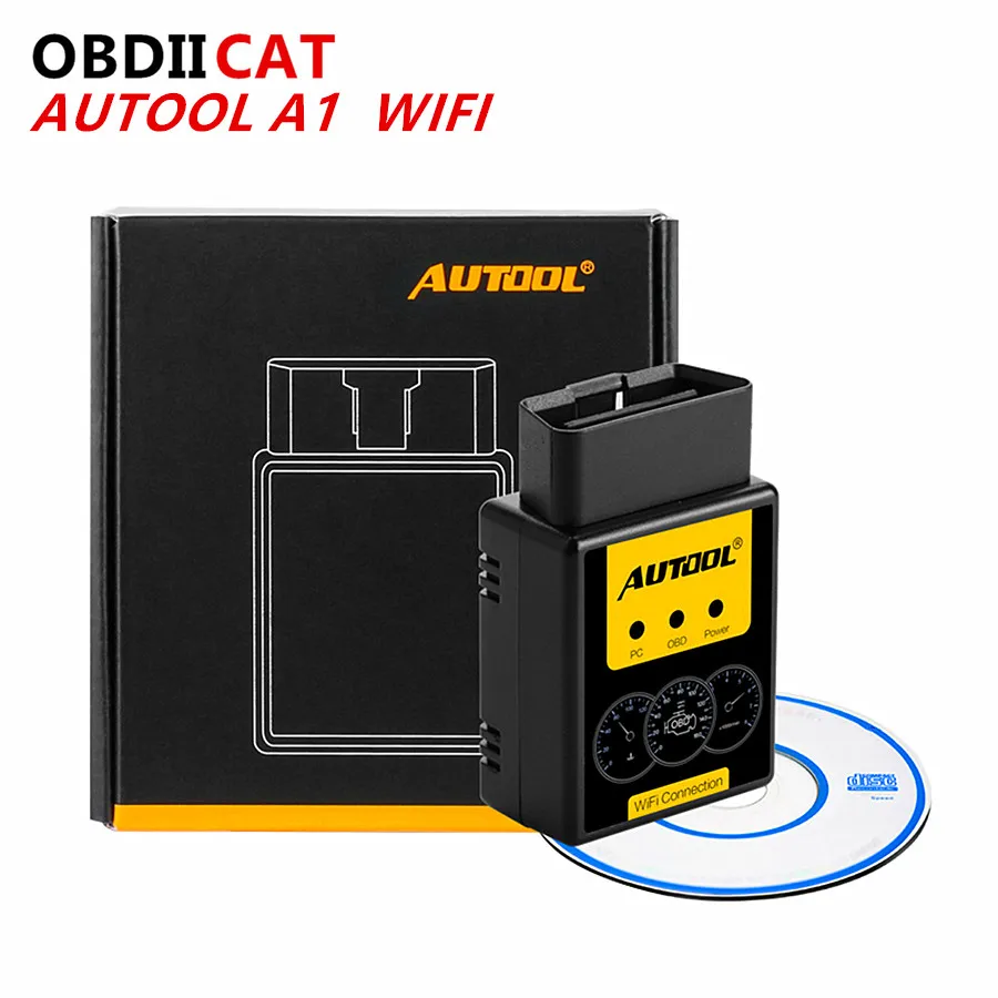 Сканер AUTOOL A1 OBD2 V1.5 Bluetooth/WIFI поддерживает все протоколы OBDII лучше чем