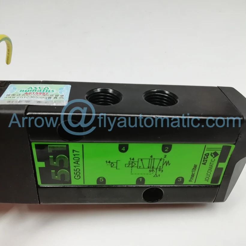 ASCO EFG551A017MS EFG551A017 MS интегрированный пилотный взрывозащищенный Пневматический электромагнитный клапан