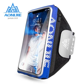 

AONJIE Touchscreen Cellphone Arm Bag Waterproof Running Phone Bag Case TPU Pouch Pack For Below 6 Inch Phone Sports Equipment
