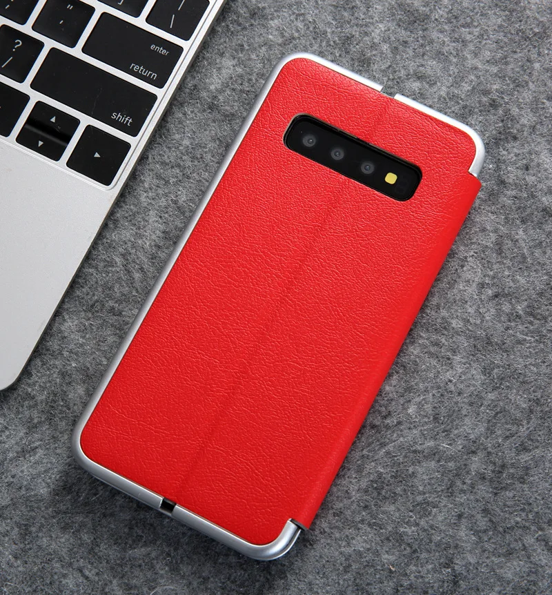 Чехол из искусственной кожи на магните для samsung Galaxy S9 S8 S10 Plus, чехол с откидной крышкой для samsung Note 8 9 10+ S7 Edge, чехол со слотом для карт