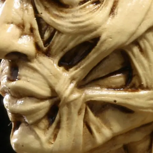 Retro 4" Human Anatomical Anatomy Skull Head Muscle Bone Medical Model Fine Arts