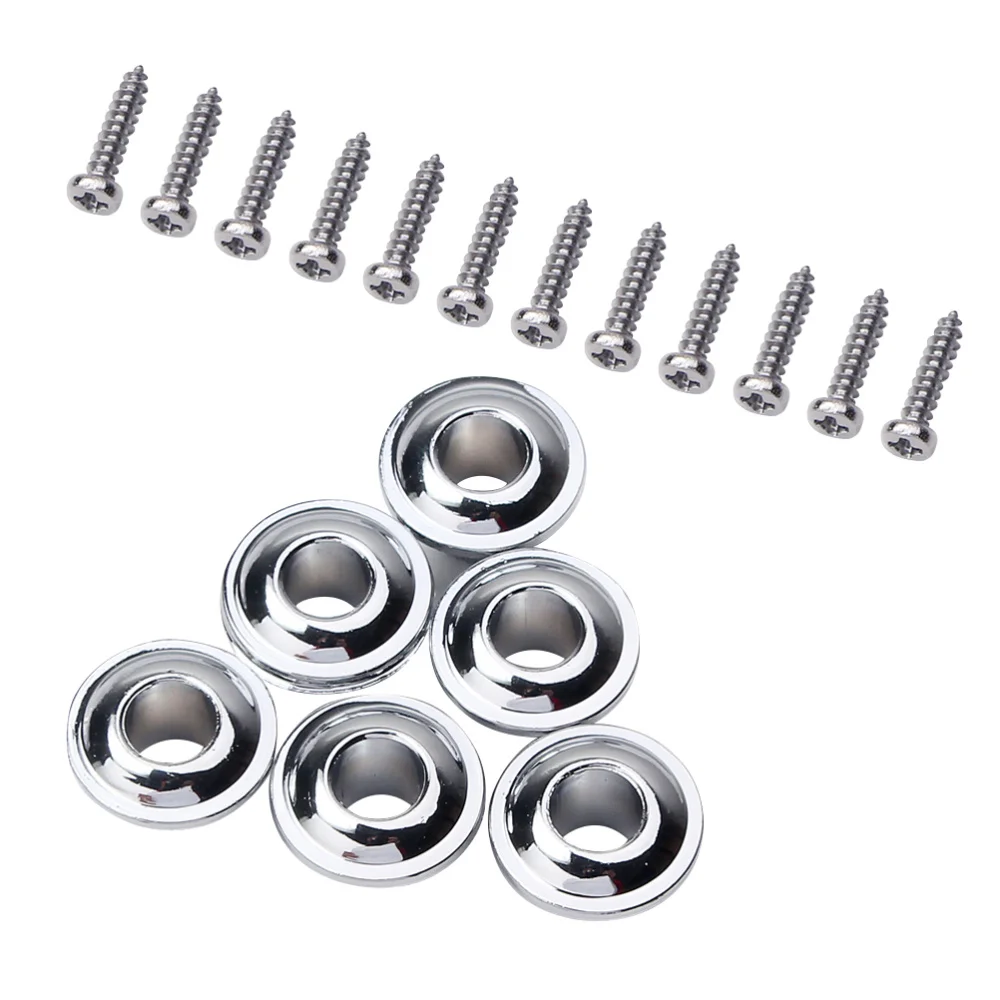 

1 Set Guitar String Ferrule Vintage Semiclosed Opened Tuner Machine Head Guitar Parts Tuning Peg Ferrule for Guitar Musical Inst