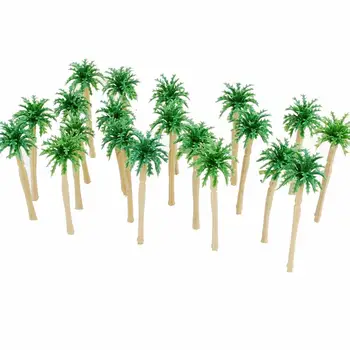 

100pcs 1.57inch 1:750 Model Cocount Tree Model Trees Plam Model Train Scenery Architecture Trees Model Scenery with No Stands