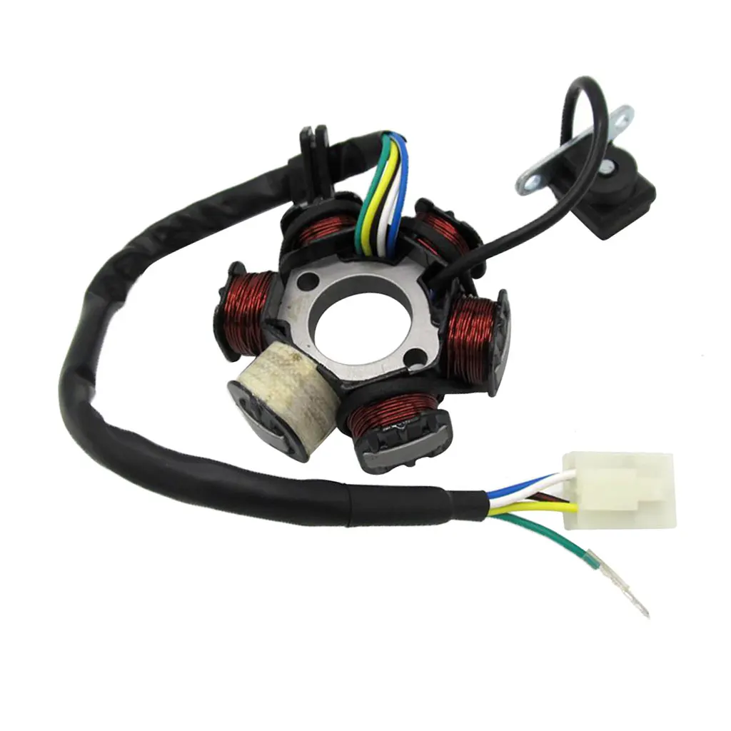 МАГНЕТО СТАТОР 6 катушка для GY6 50 125 150cc ATV Go Kart скутер Байк