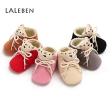 Laleben в виде головы тигра, обувь из материала на основе хлопка с шерстяной подкладкой и резиновой подошвой, с пуговицами детская обувь зимняя обувь унисекс в мультяшном стиле на шнуровке; обувь для новорожденных