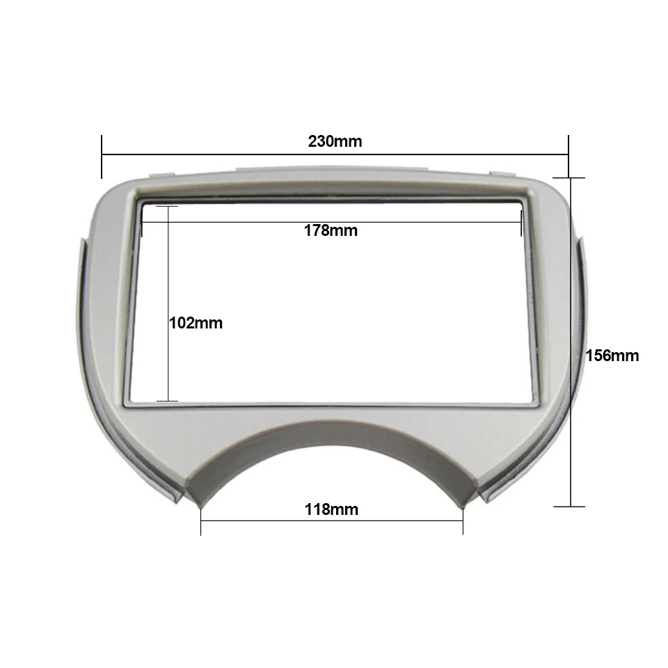 2Din автомобильный DVD стерео крепление для Nissan Micra March автомобиль Renault Pulse 2010-2013 аудио объемный рамка панель Установка отделка комплект