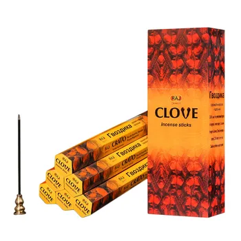

T 3 / 6 Tubes Indian Incense Sticks CLOVE Scent for Home Bulk Stick Incense Not Include The Incense Burner Wooden Can Optional