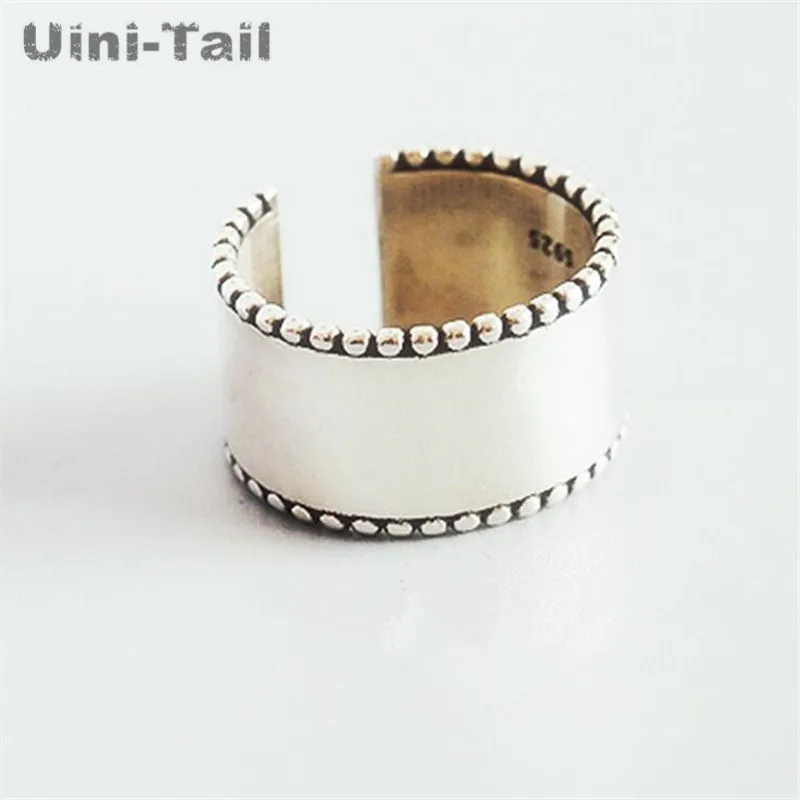 Uini-Tail хит продаж новинка Стерлинговое Серебро 925 пробы модное старое гладкое