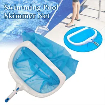 

Swimming Pool Skimmer Net Heavy Duty Leaf Rake Cleaning Tool Pool Mesh Net for Pond Swimming Pool Daily Cleaning Salvage Net