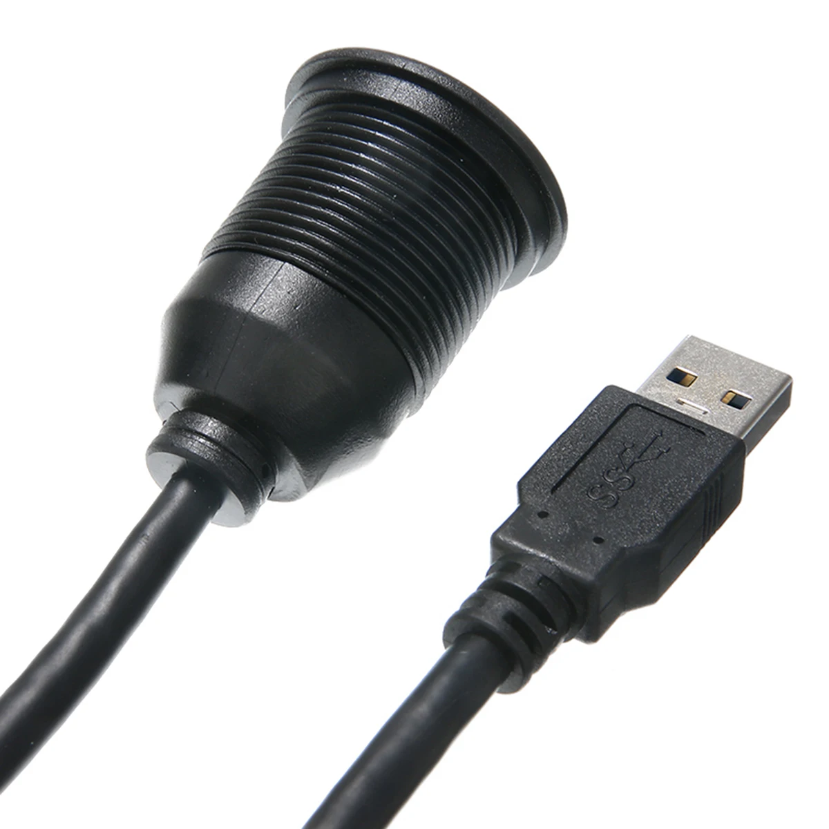 Двойной/одиночный USB 3,0 кабель-удлинитель для автомобиля, приборная панель, заподлицо, кабели для приборной панели, аксессуары для авто, мотоцикла, с винтами, кронштейн